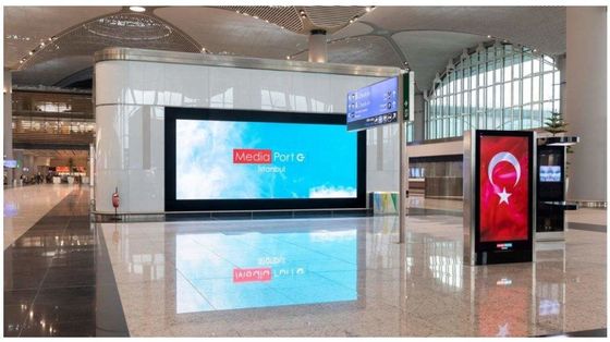 공항 사용은 대화면 표시 장치 반대 쉐이크 디지털 신호 주도하는 화면 센즈헨 공장을 이끌었습니다