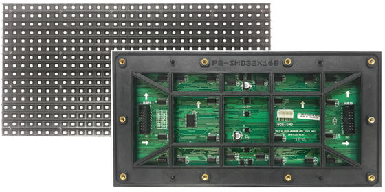 P8은 야외 IP65 방수 오래가는 야외 SMD LED 디스플레이 32 도트에게 * 16 도트 고해상도 센즈헨 공장을 보내게 했습니다
