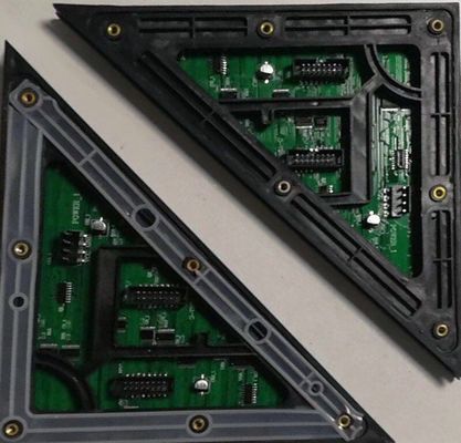 야외 트라이앵글 led 모듈 RGB P6 풀 컬러 SMD 이상 형태 설계 모듈 센즈헨 공장
